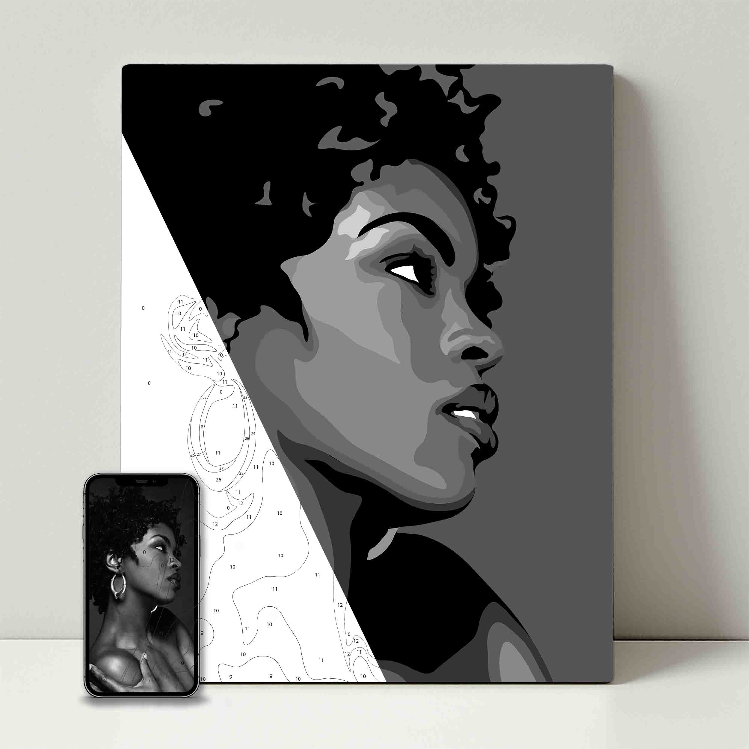 Kit de fête de peinture pour selfie