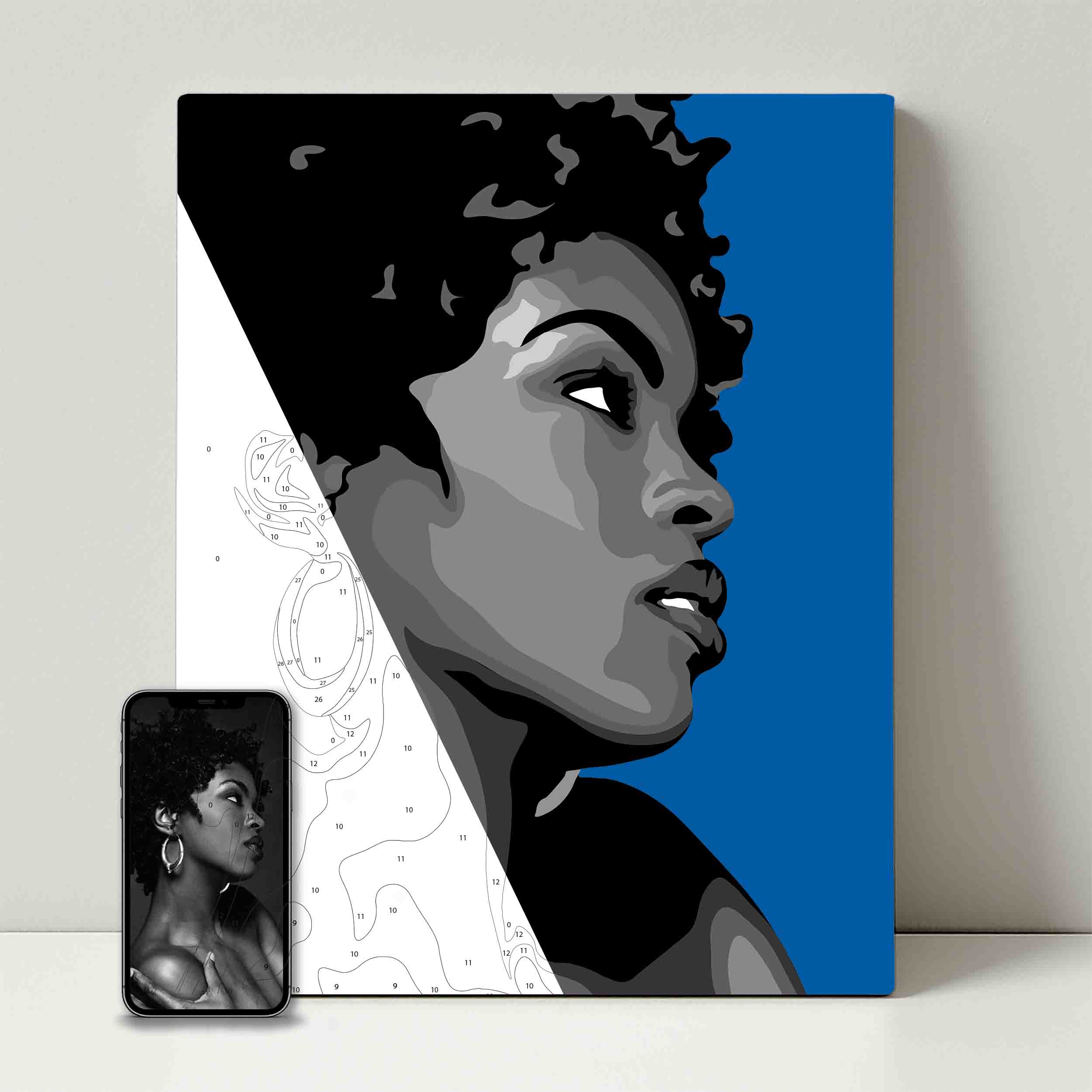 Kit de fête de peinture pour selfie