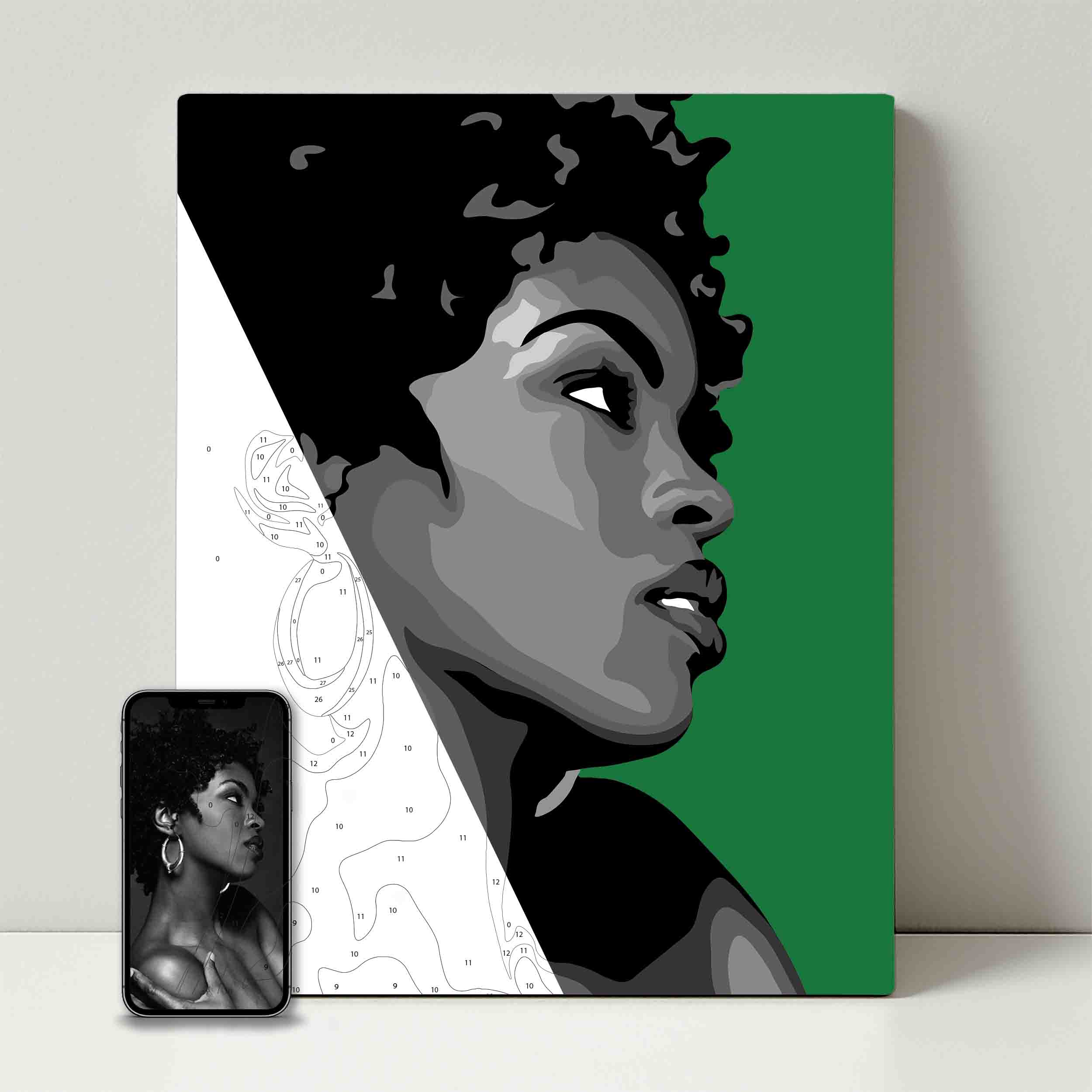 Kit de fête de peinture pour selfie