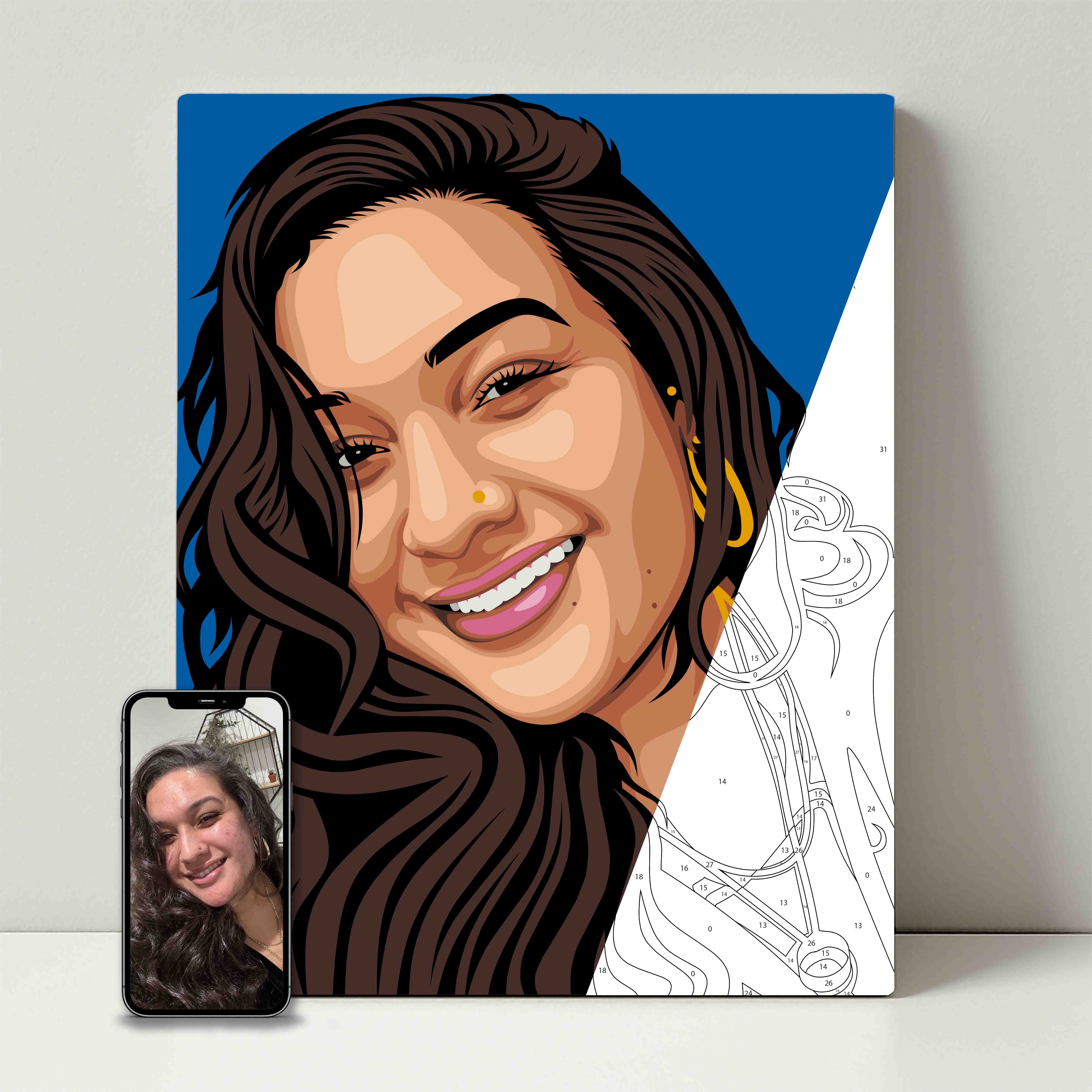 Kit de fête de peinture pour selfie 