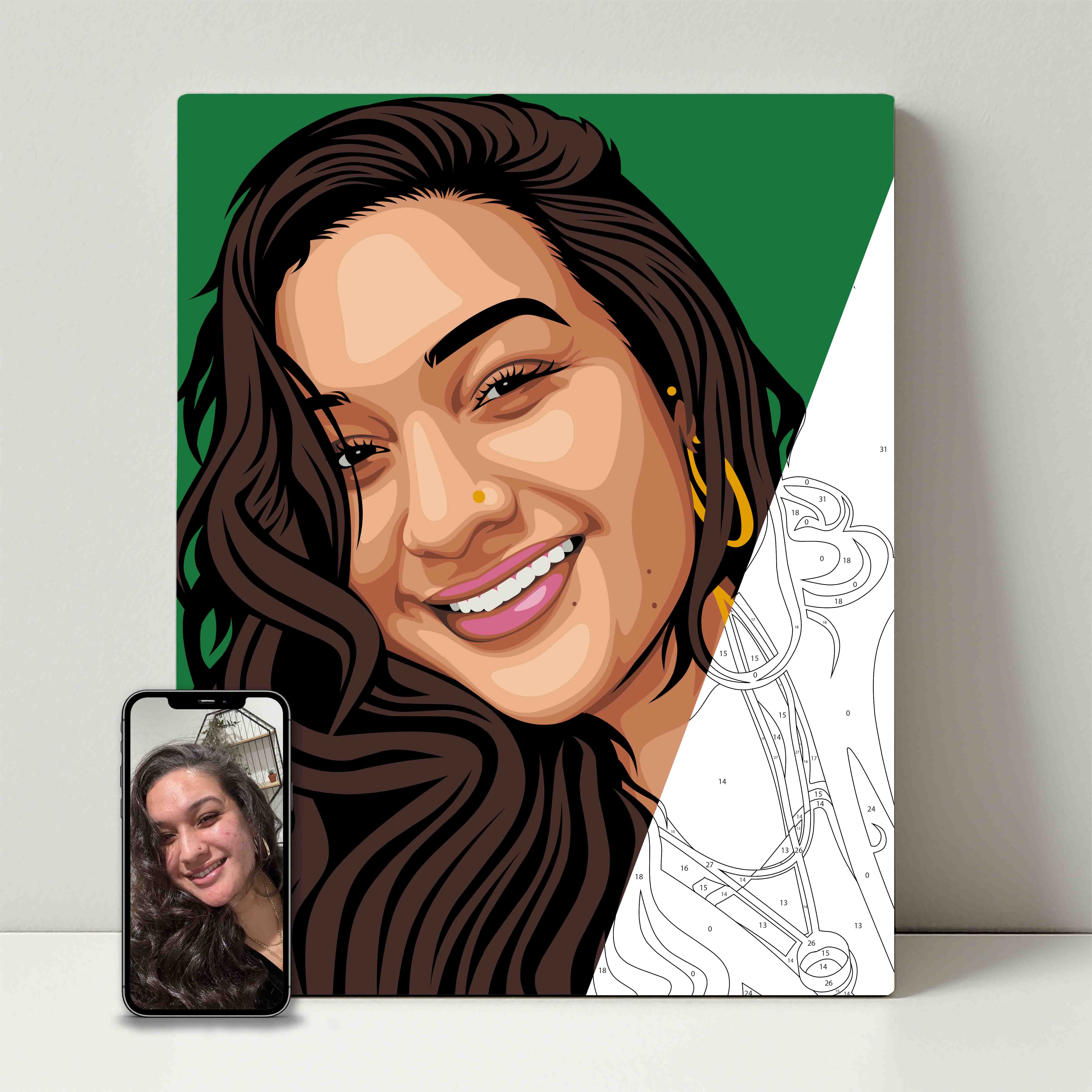 Kit de fête de peinture pour selfie 