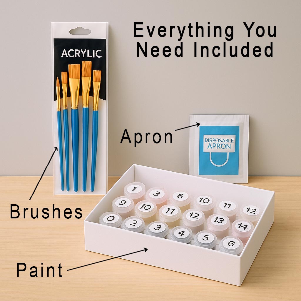 Kit de fête de peinture pour selfie 
