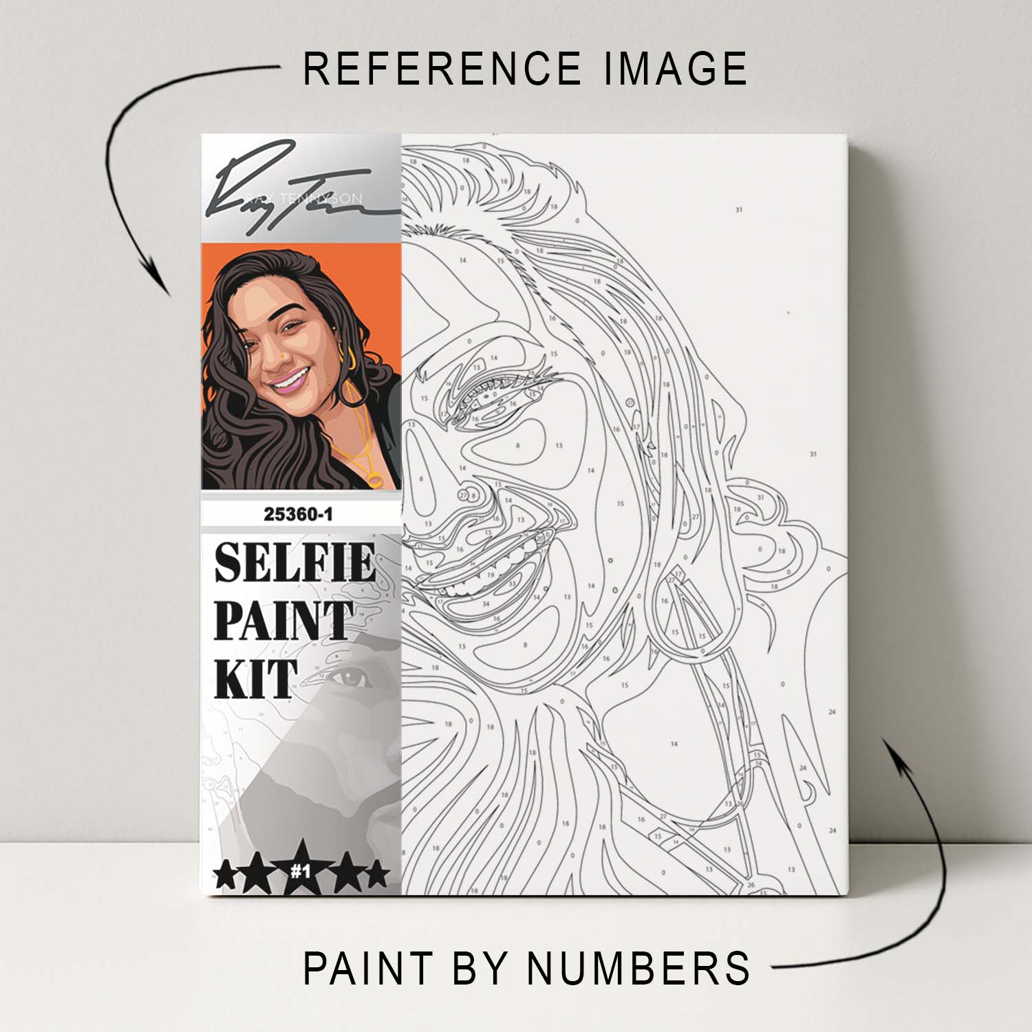 Kit de fête de peinture pour selfie 